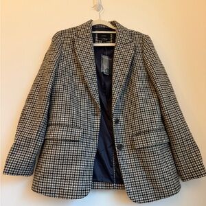 New J Crew Sommerset Blazer houndstooth Blazer 100% English wool
